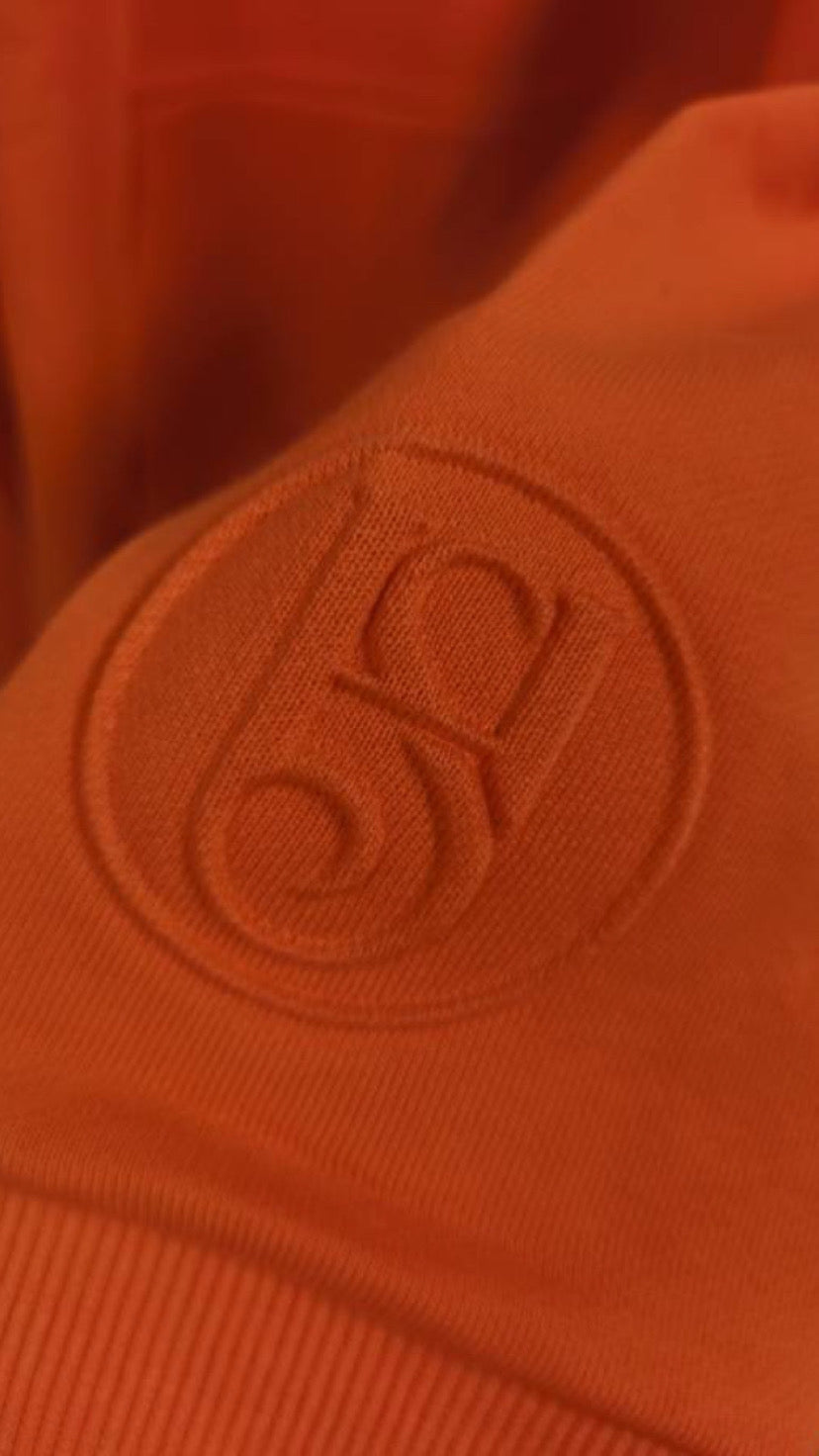 ORANGE HANDSOME SOCIETY HOODIE