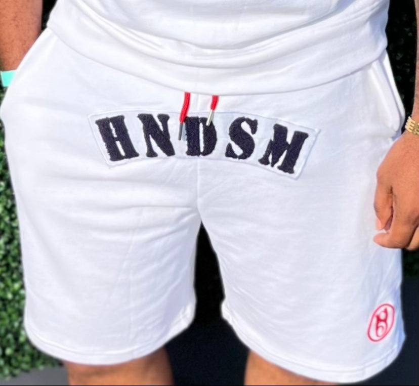 HNDSM SCTY SHORTS SET- WHITE/RED/NAVY ***SHORTS ONLY***