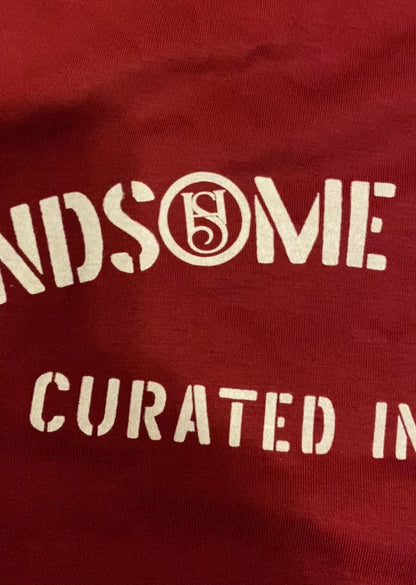 H.S. "CURATED IN 2022" TEE - DEEP RED