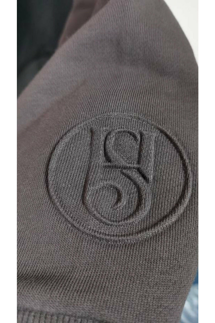 GRAY HANDSOME SOCIETY HOODIE