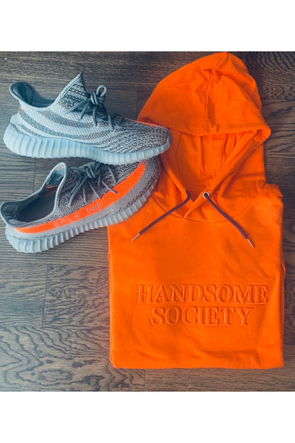 ORANGE HANDSOME SOCIETY HOODIE