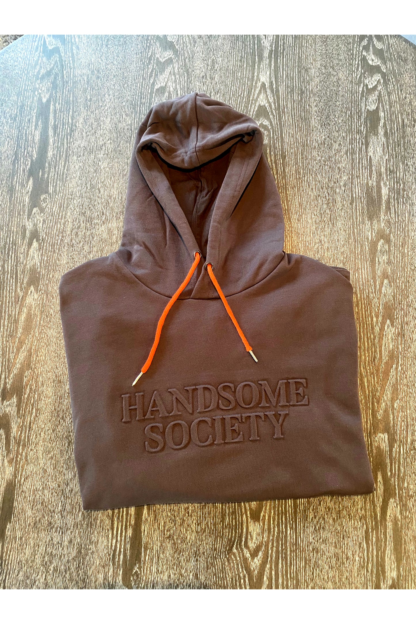 GRAY HANDSOME SOCIETY HOODIE