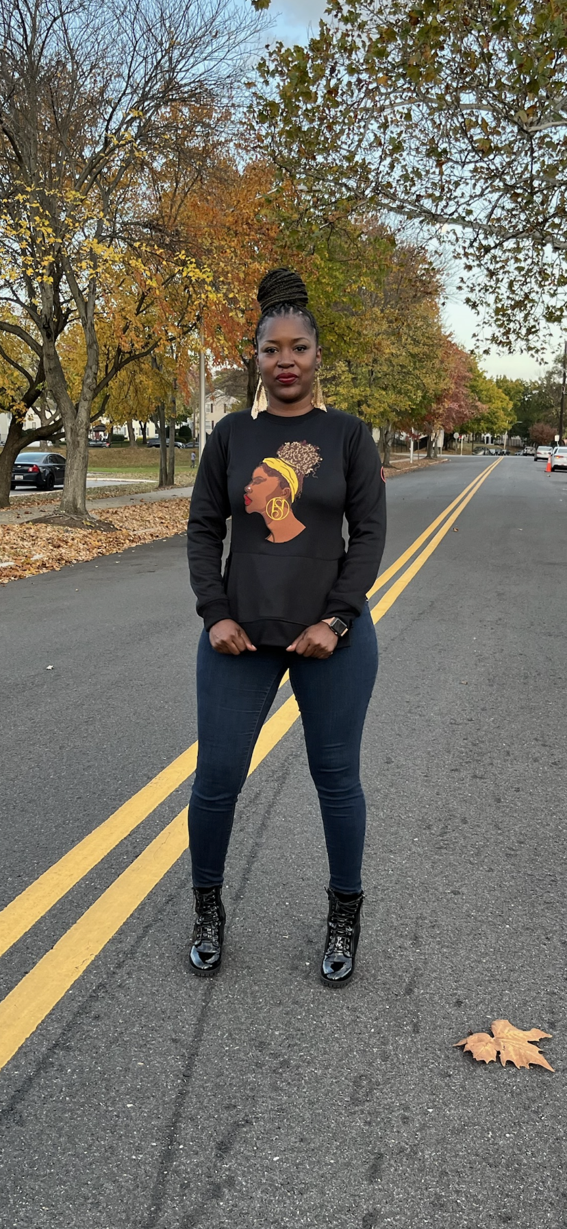 Women's "PROTECT BLACK W❤️MEN" Crewneck