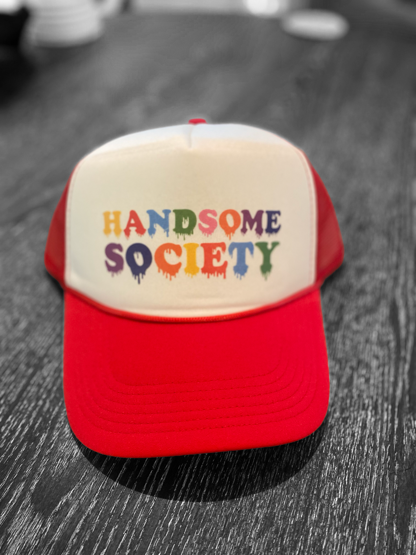 HANDSOME SOCIETY DRIP FOAM TRUCKER HAT