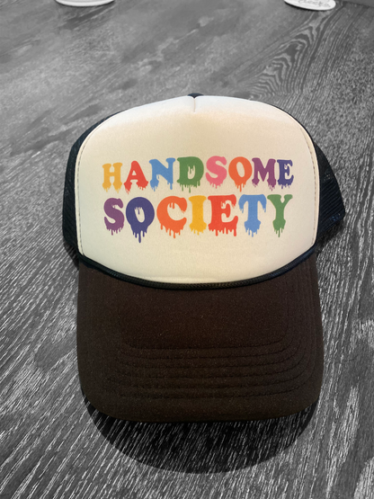 HANDSOME SOCIETY DRIP FOAM TRUCKER HAT