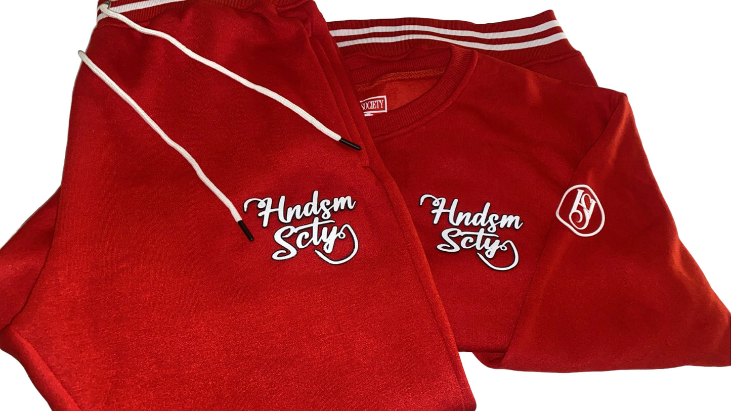 RED & WHITE H.S. UNISEX SWEATSUIT